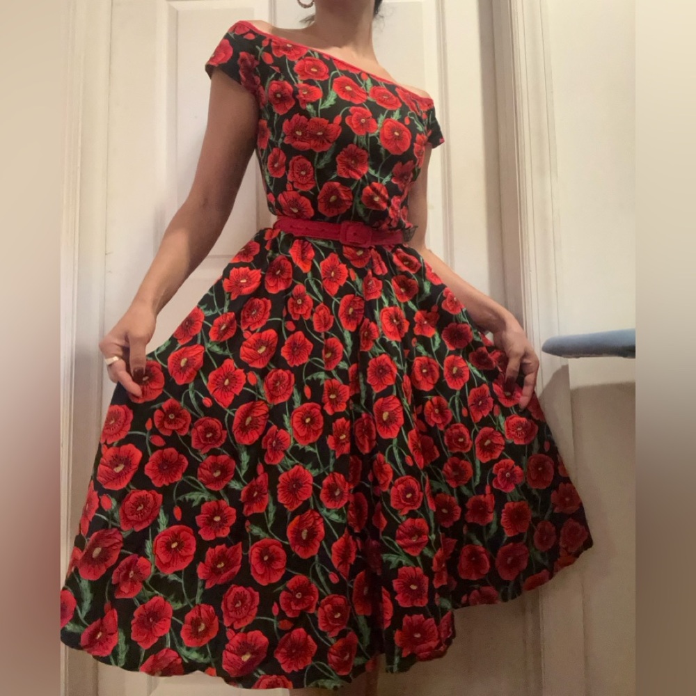 Hell Bunny perfect floral dress 🌹